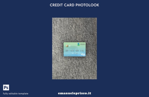 modello frontale photolook per carta di debito visto Zimbabwe Standard Chartered